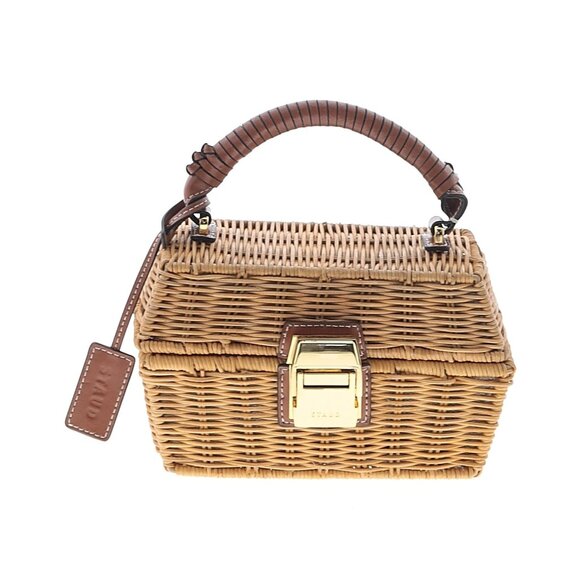 Staud Wicker Tackle Bucket Bag - Picture 1 of 3
